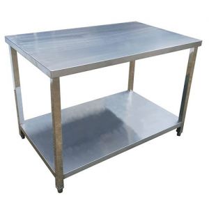 Bàn inox chữ nhật 2 tầng Hòa Phát