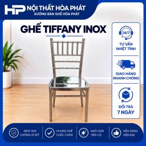 Ghế tiffany inox mẫu mới nhất 2027